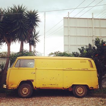 Yellow Volkswagen van - Free image #331767